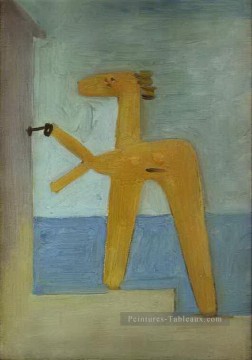 Pablo Picasso œuvres - Bather Ouverture d’une cabine 1928 cubisme Pablo Picasso